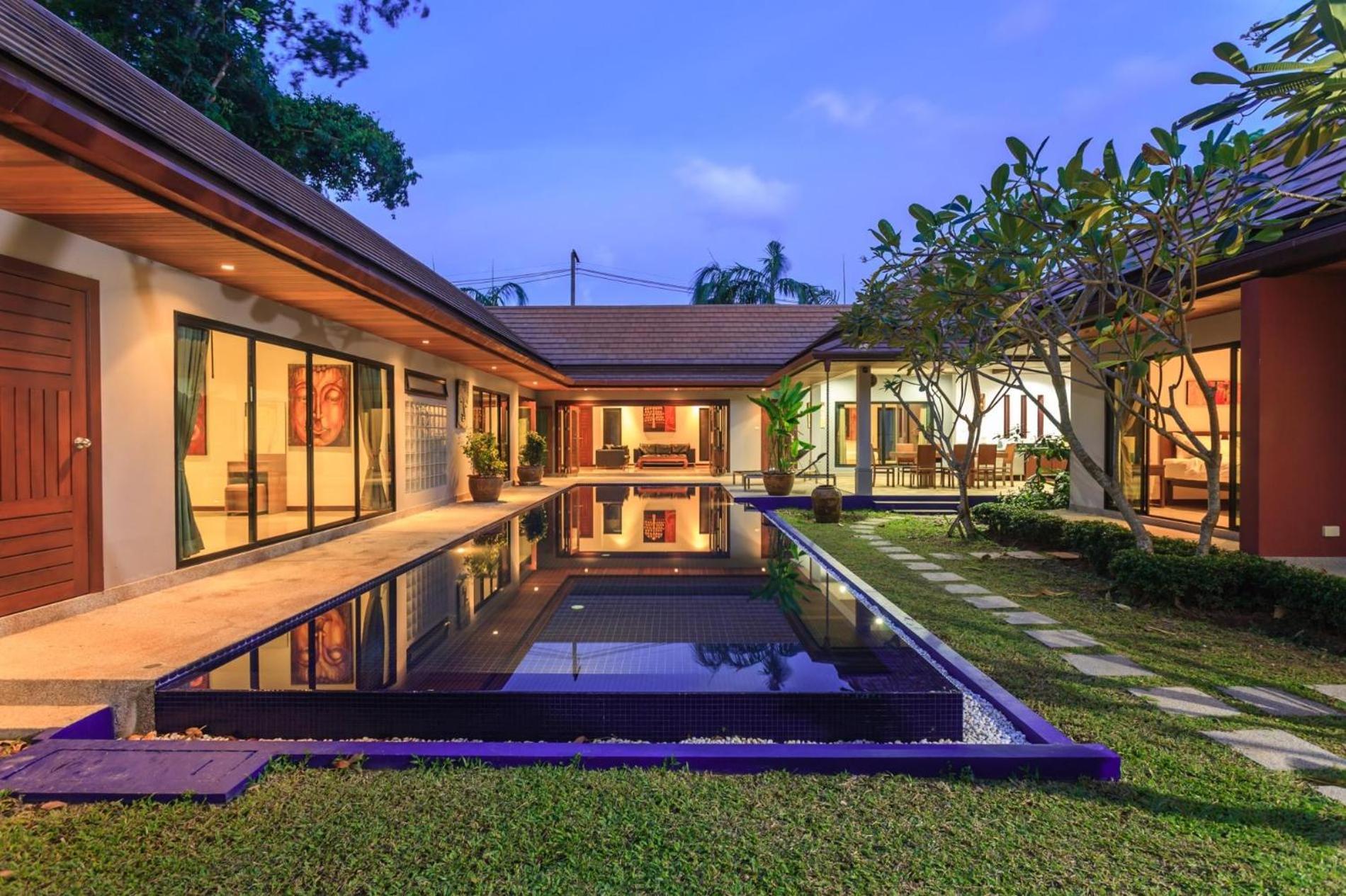 Frangipani Pool Villa - Garden, Bbq & Maid Nai Harn Buitenkant foto